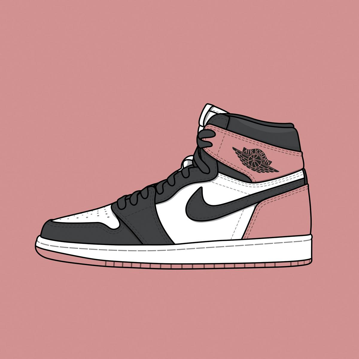 cartoon jordan ones